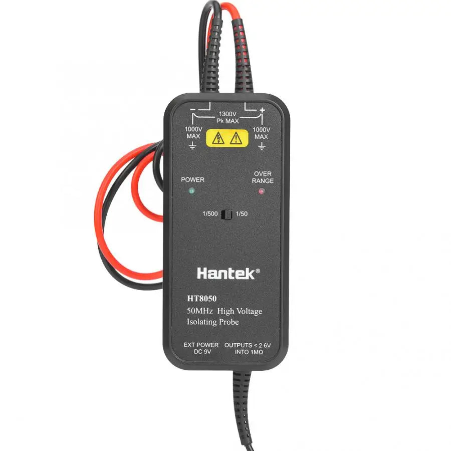 Hantek 100MHZ Oscilloscope HT8050/HT8100 High Voltage Differential Probe Isolation Probe LED Indicator Accessory Tools