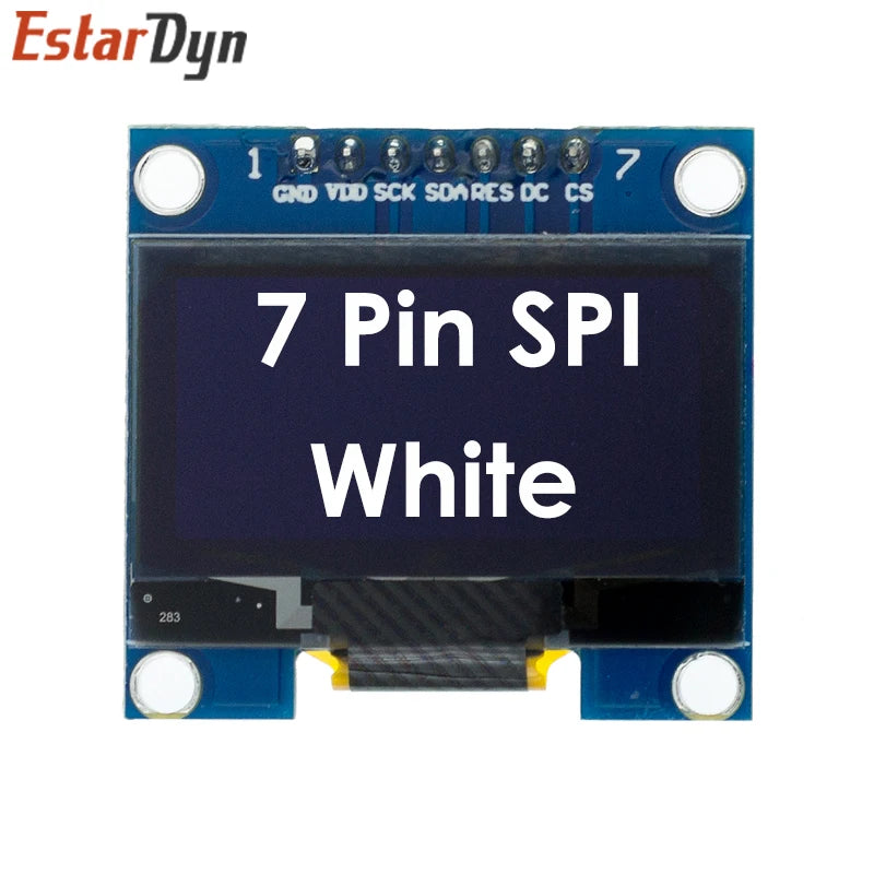 RoHS 1.3 inch OLED Module White/Blue  SPI/IIC I2C Communicate Color 128X64 1.3 inch OLED LCD LED Display Module 1.3" OLED Module