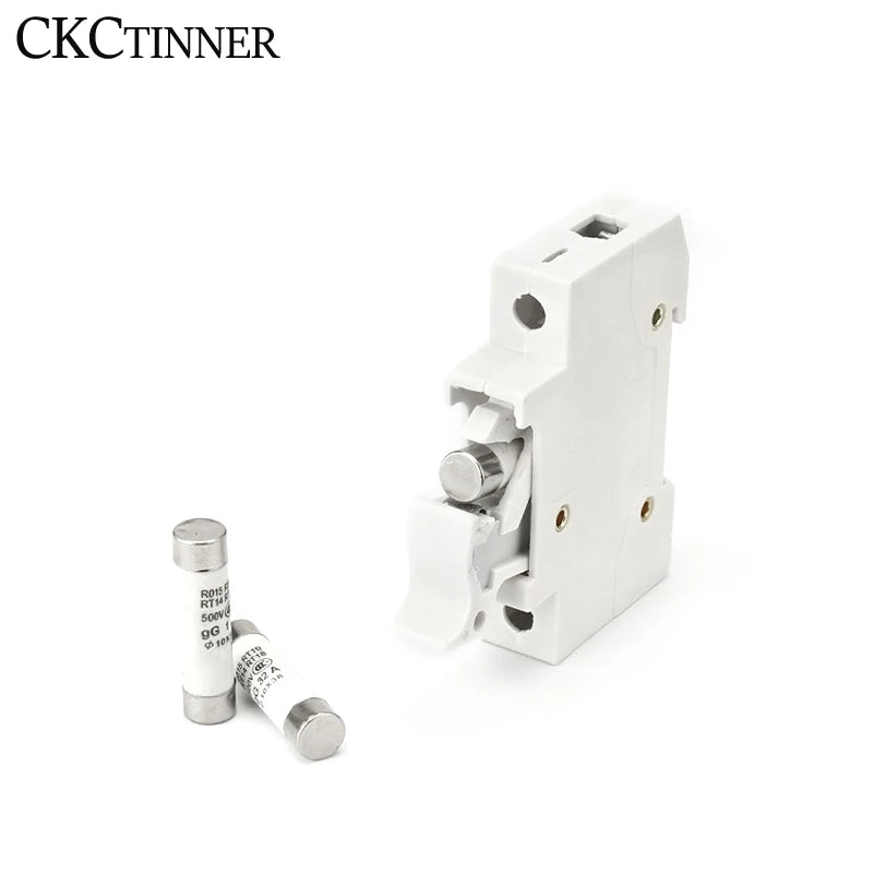 10Pcs 10*38 Fast blow Ceramic Fuse 10x38mm Fuse 500V  1A 2A 3A 4A 5A 6A 8A 10A 16A 20A 25A 32A  RO15 RT19 RT14 RT18