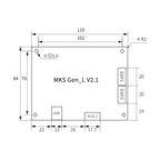 RAMPS MKS Gen-L V 2.1 1.0 Control Board 3D Printer Parts With TMC2209 TMC2208 Uart Mode Gen L for Ramps1.4 A4988 DRV8825