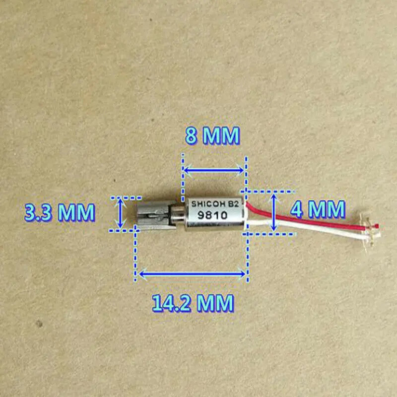 DC 3V-3.7V Micro Mini Coreless Motor Five-pole 5 Pole Vibration Tiny 4*8mm Electric Motors Vibratot for  Smart Watches