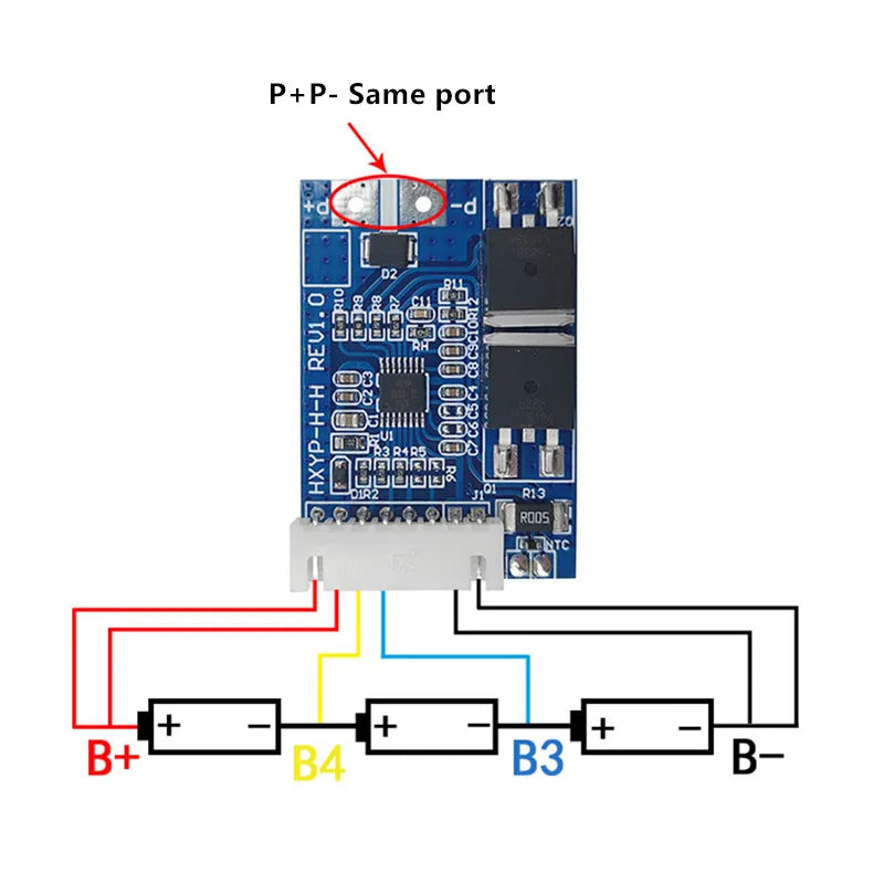 Car start power charging bms 3S 4S 5S 7A 14A 18650 BMS Li-ion/Lifepo4 battery protection board