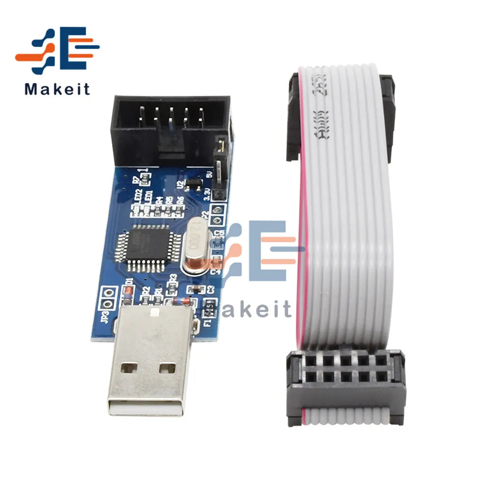 AVR ATMEGA16 Minimum System Board ATmega32 Development Board + USB ISP USBasp Programmer ISP ATTiny 51 Board Module DIY Kits