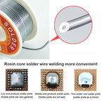 100g Tin Welding Wire Melt Rosin Core Solder Wire 63/37 Flux 2% 0.5/0.6/0.8/1.0/1.2/1.5/2.0mm Soldering Iron Tin For Electrical