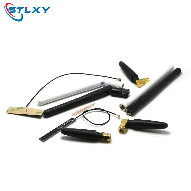 2PCS 2.4Ghz 3dbi WIFI Antenna 2.4G RP SMA Male Universal Antennas Amplifier WLAN Router Antenne Booster 2400-2500mhz