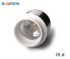 2PCS E40 To E27 Light Socket Adapter ExtenderLED PBT Porcelain Ceramic Mogul Highbay Base To Medium Screw Lampholder Converter