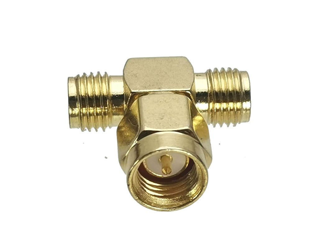 1pcs Connector Adapter SMA RP-SMA to SMA RPSMA Male Plug & Female Jack Straight & Right angle RF Coaxial Converter New Brass