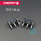 2pcs original German CHERRY Micro switch DG1 DG2 T85 black dot gray dot DG4 DG6 mouse micro button Universal Omron D2FC-F-7N 10M