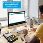 Keyestudio Complete STEM Super Starter Kit With Arduino UNO/ MEGA Plus Board DIY Electronic+28 Project Programming Stater Kit