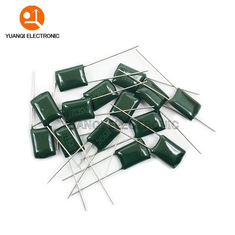 50Pcs 100V Polyester Film Capacitor 330PF 470PF 560PF 102 222 472 103 223 333 473 104 1NF 2.2NF 10NF 22NF 47NF 100NF 0.1UF