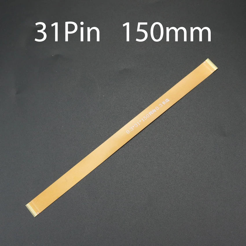 1pcs FPC Flexible Cable 13 21 23 25 27 31 33 39 45 51 Pin FFC FPC Flexible Flat Cable Pitch 0.3mm Same Direction Length 20-200mm
