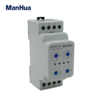 Device Relay AC GKRC-02 Phase Failure Protection Relay With Low Power Three Phase Four Wire Sealed Voltage Monitoring Relay