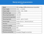 liquid diesel fuel tank level differential pressure sensor digital display pressure transmitter 4-20ma