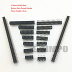 10pcs 2.54mm Bottom Entry Type Straight 2X5/6/7/8/10/11/12/20/40P PH5.0mm Double Row Gold-plated PCB Female Pin Header Connector