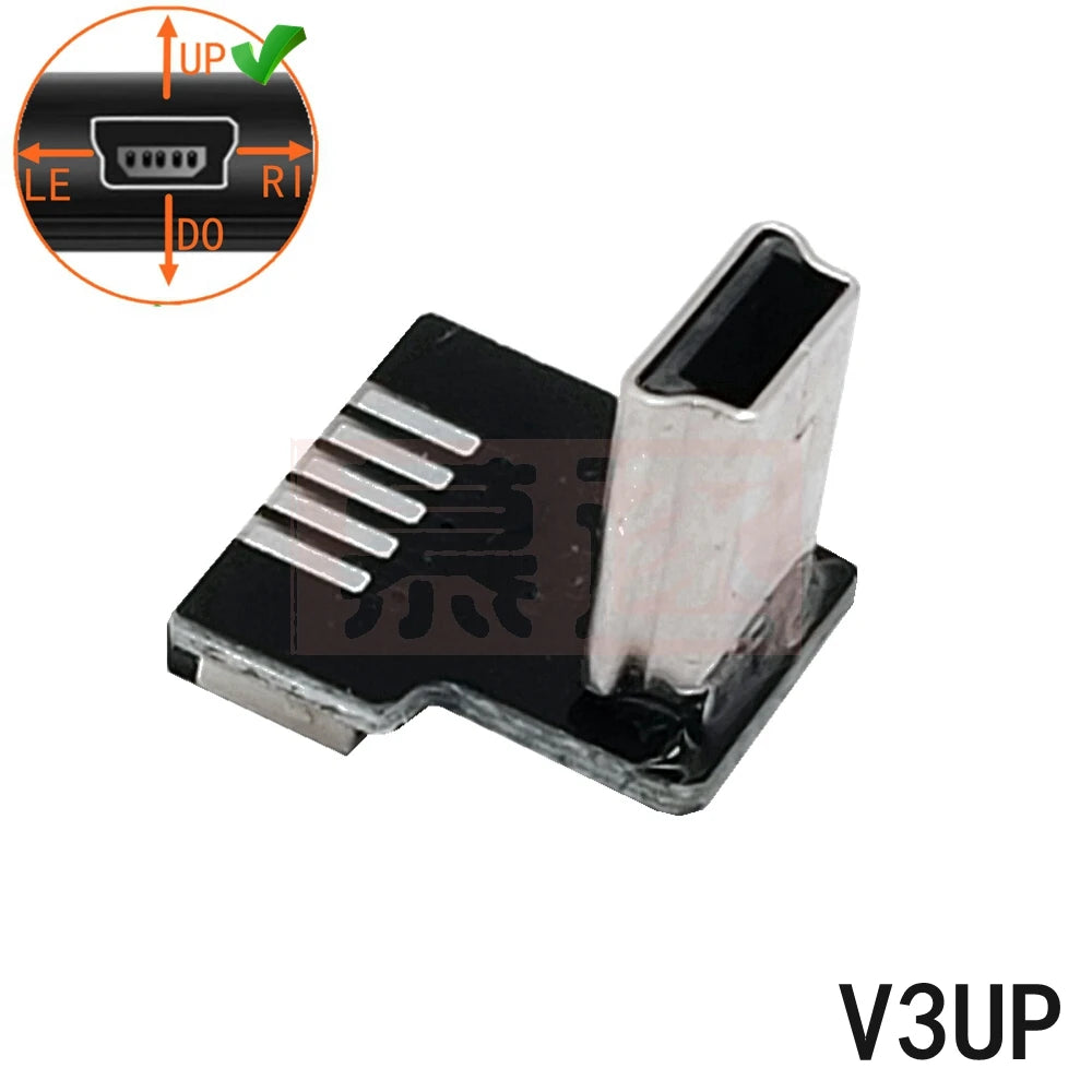FPV Monitor Standard Mini USB Super Flache flexible FPC Lade Kabel 90 Grad Micro USB Band Kabel 10CM-50CM