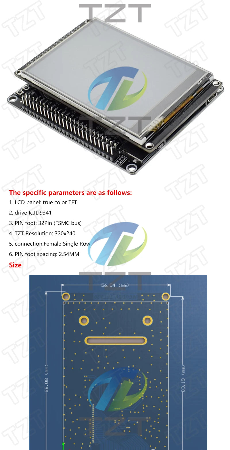 TZT 1/2/5pcs STM32F407VET6 STM Development Board Cortex-M4 STM32 minimum system learning board ARM core board