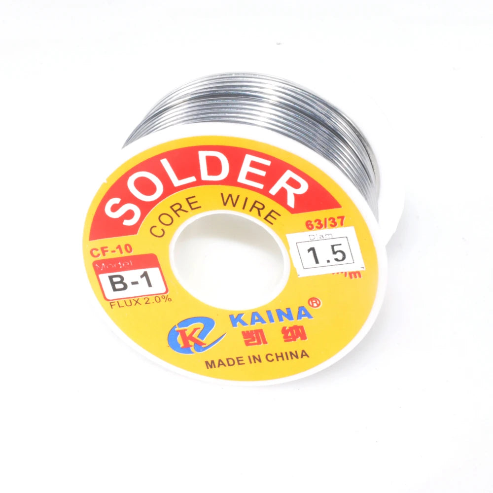 100G Solder Wire Tin CF-10 63/37 Model B-1 0.5/0.6/0.8/1.0/1.2/1.5/2.0mm Diameter Welding Solder Core