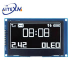 2.42 inch 2.42" OLED Display Module 128x64 LCD HD Screen Module SSD1309 7 Pin SPI/IIC I2C Serial Interface for Arduino UNO R3