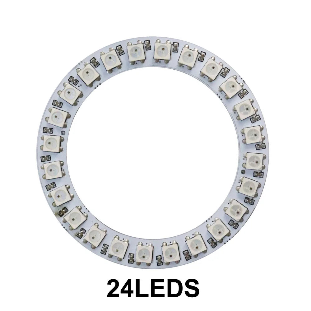 WS2812B 5050 RGB Led Digital Panel Light Matrix Flexible Screen  WS2812 Ring Individually Addressable Pixels DC5V