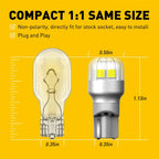 AUXITO 2Pcs T15 LED Lamp Light W16W LED Canbus No Error 12V 3030 SMD 912 921 Bulb Car Backup Reverse Light Auto Lamp 6000K White