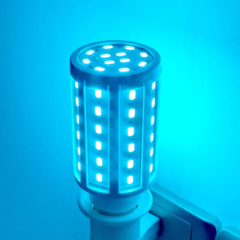 5W 10W 15W 20W E27 LED Bulb SMD5730 Corn Bulb Lamps Red Yellow Bule Pink Green Garden Lawn Landscape Decorative Light Bulbs