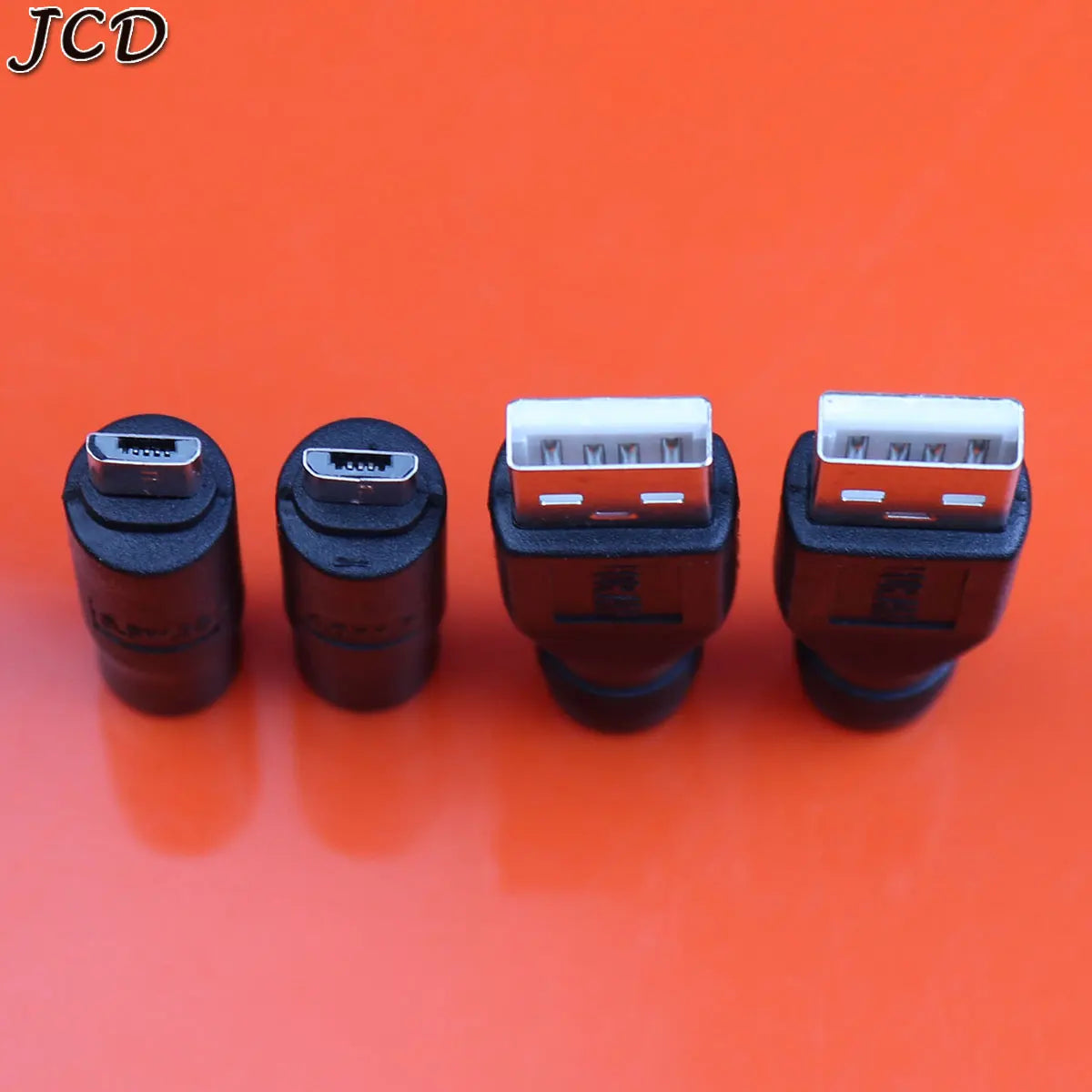 JCD 1pcs 3.5x1.35 4.0x1.7mm DC Power Female to Micro USB 2.0 Male Plug Connector Adapter for Smartphone Tablet Charger Converter