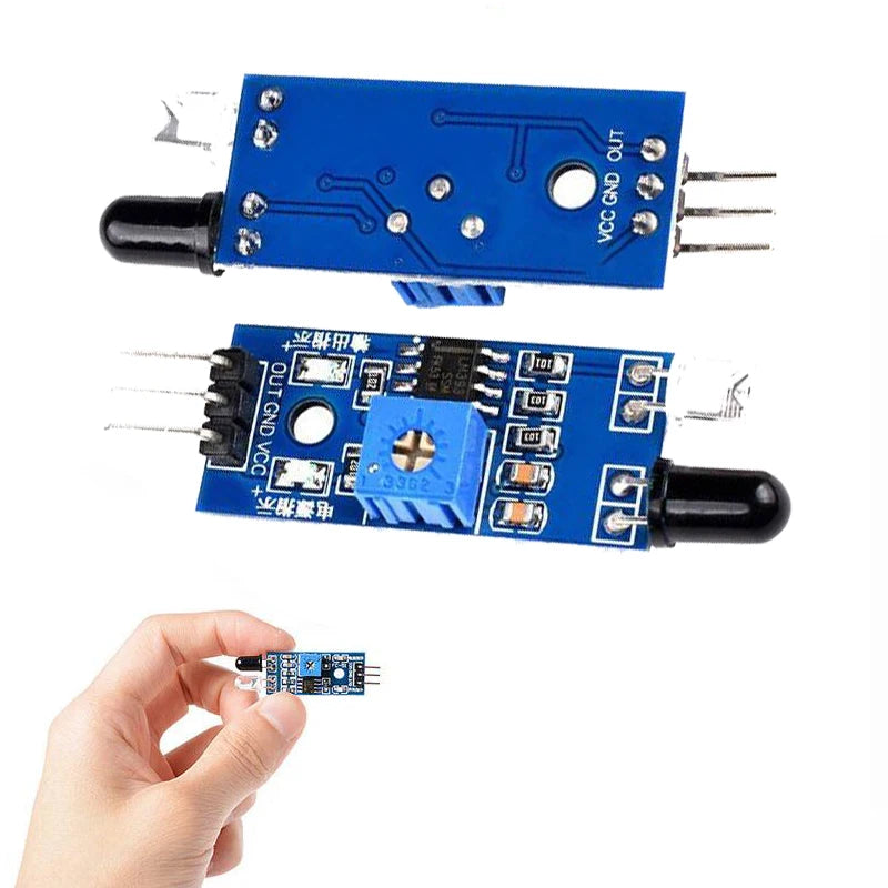 Infrared Obstacle Avoidance Sensor Module for Arduino Smart Car Robot 3-Wire Reflective Photoelectric New