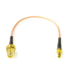 SMA Female Jack Nut To SMA N TNC BNC UHF MCX MMCX TS9 CRC9 Straight Pigtail Cable RG316 For WIFI Wireless 3G 4G Modem NEW