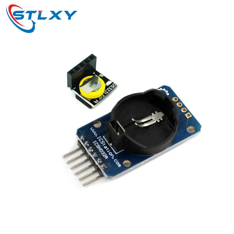 Stlxy DS3231 AT24C32 IIC Module Precision Clock Module Memory Module DS3231 Mini Module Real Time 3.3V/5V For Raspberry Pi