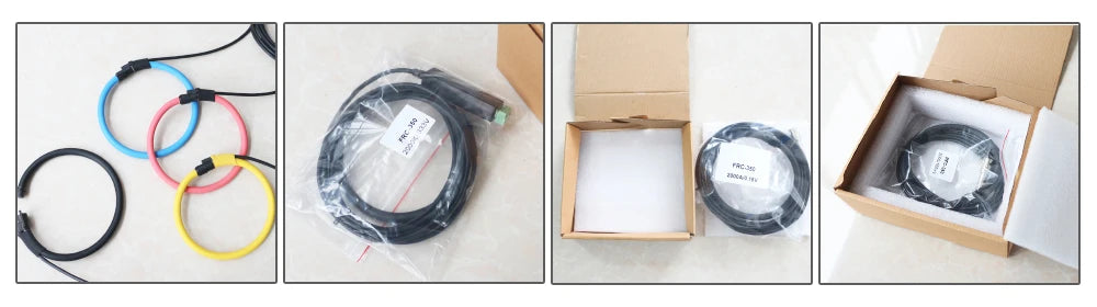 Flexible Rogowski Coil Current Sensor FRC510-G1 with Integrator Input 4000A Output 333mv 1000mv 3000mv for Ampmeter Voltmeter