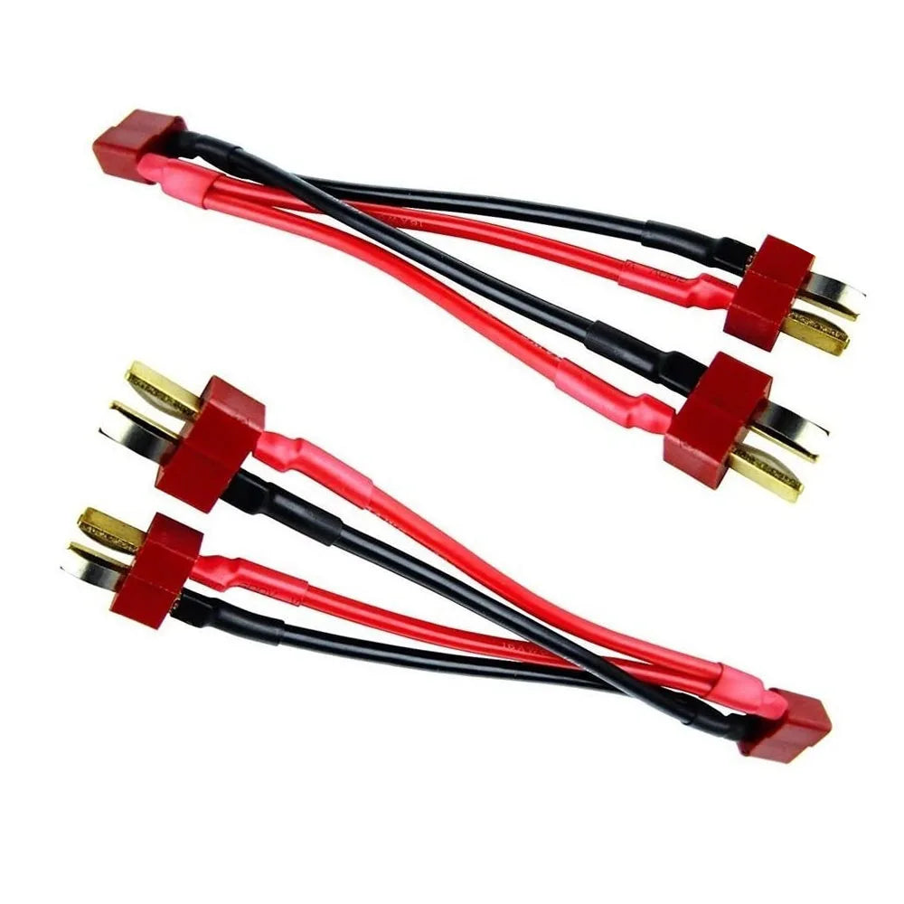 AMASS XT60 T Deans EC5 Tamiya XT90 EC3  XT150 Connector Deans Plug Silicone cable  Wiring Parallel Series for RC Lipo Battery