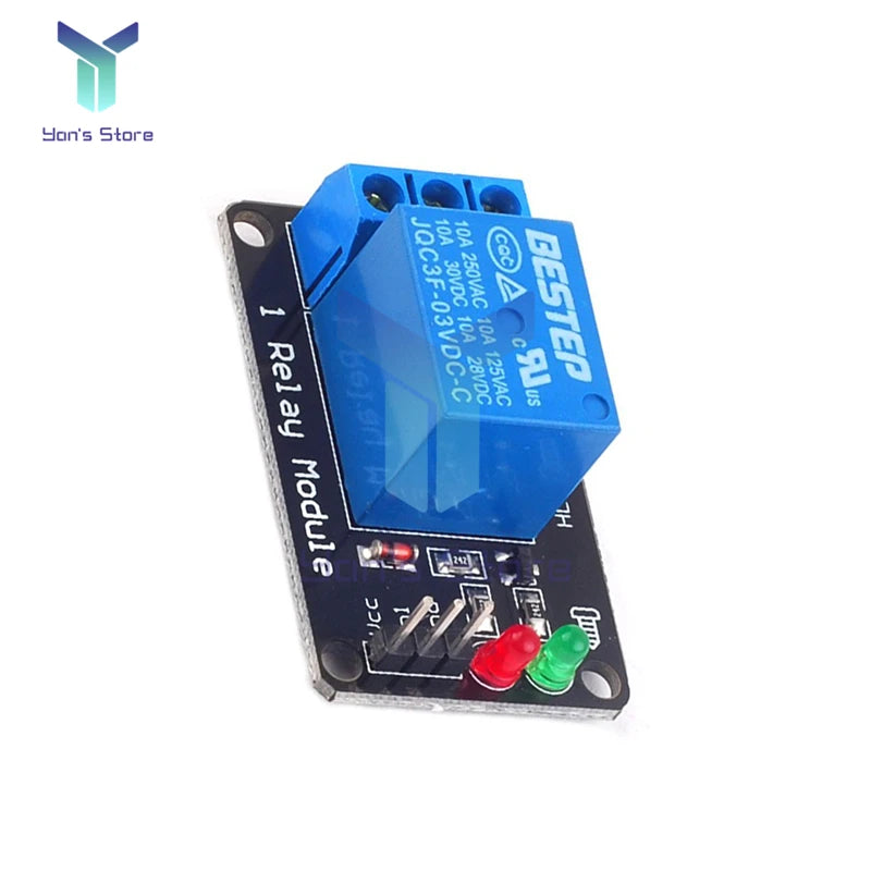 3V 3.3V 1/2/4 Channel Relay Module Low Level Trigger Liluminated Relay with Lamp Relay Output 4 Way Relay Module for Arduino