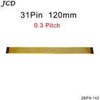 JCD 0.3 mm Pitch 13 21 23 25 27 21 33 39 45 51 Pin FFC FPC Flexible Flat Cable Forward Direction  FPC Connector cable