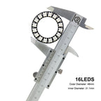 WS2812B 8/16/24/35/45 Leds Pixel Ring Addressable Led Modules WS2812 IC RGB Full Color Round Led Circle DC5V