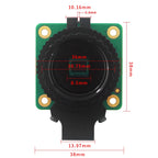 12.3 MP Raspberry Pi High Quality Camera with Sony IMX477 Sensor Optional 6mm CS 16mm C-mount 8-50mm Lens for Pi 4B 3B Zero 2 W