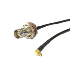 RF Coaxiale Cable BNC Female Bulkhead To MMCX Male Pigtail Adapter RG174 10/15/20/30/50/100CM For Wifi Card