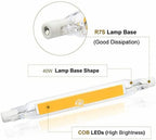 R7S LED Glass Tube 78MM 15W 20W COB Bulb 118MM 30W 40W R7S Corn Lamp J78 J118 AC220V 110V Replace Halogen Light 50W Lampadas