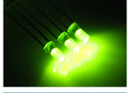 1000PCS 3mm High Flat Top Color Long Feet Red Green Blue Yellow Direct Plug Light-emitting Diode DIP LED