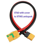 XT30 XT60 XT90 XT90S EC2 EC3 EC5 Tamiya MPX Deans JST Male to Female Extension Cable Wire 14awg 10/15cm for RC Battery Charger