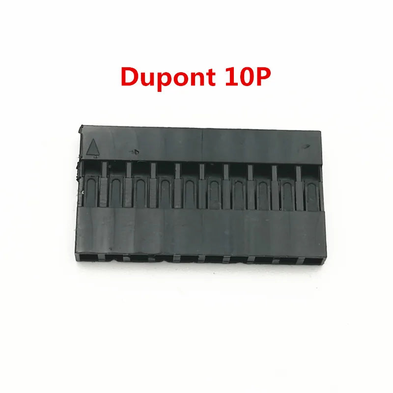 50pcs 2.54mm Dupont Connector Male/Female Pin Way Cable Plug 2/3/4/5 Pin Electrical Pin Jumper Header Housing Wire Connector Kit
