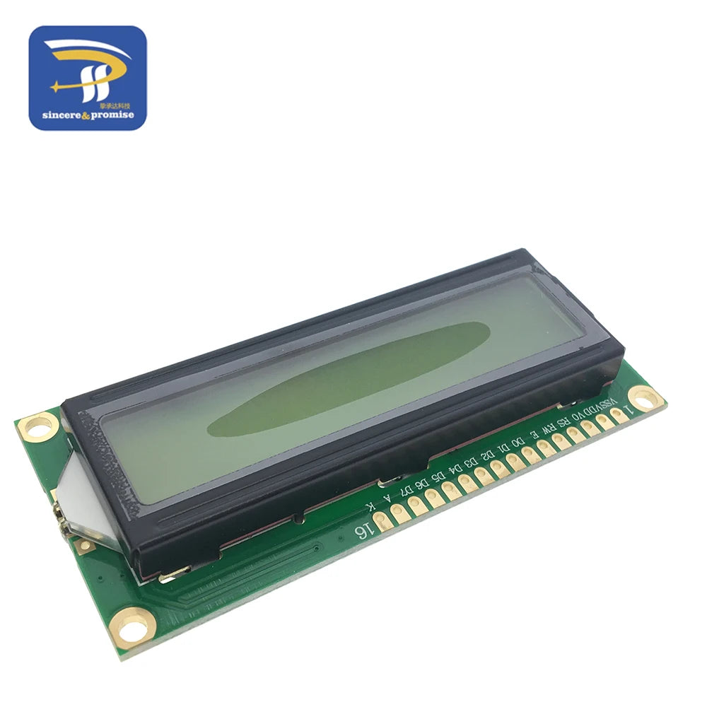 LCD1602 PCF8574T PCF8574 IIC/I2C / Interface 16x2 Character LCD Display Module 1602 5V Blue/ Yellow Green Screen For Arduino DIY