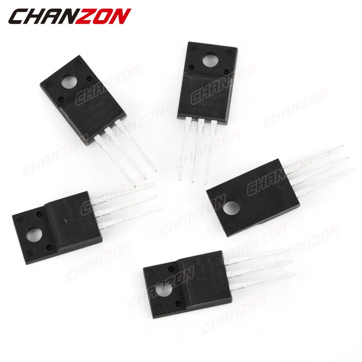 10pcs 10N65 TO-220F N-Channel Mosfet Bipolar Junction Transistor BJT SIC Mos Fets Triode Tube 10A 650V Integrated Circuits
