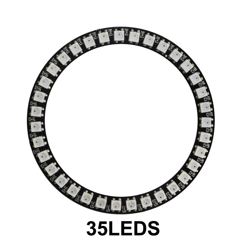 WS2812B 5050 RGB Led Digital Panel Light Matrix Flexible Screen  WS2812 Ring Individually Addressable Pixels DC5V