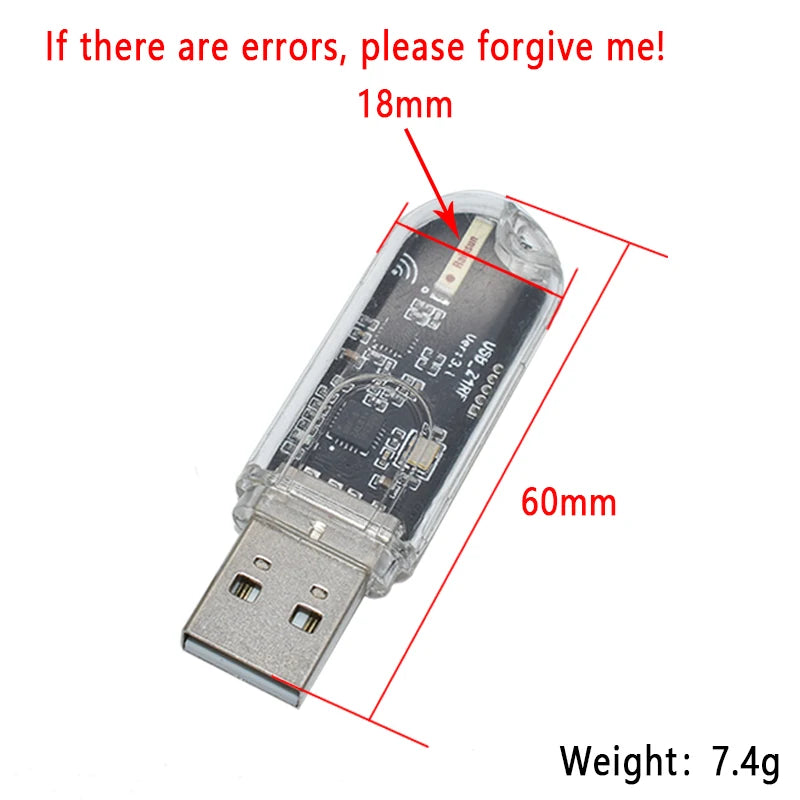 USB NRF24L01+ 2.4G wireless data transmission module 2.4GHz NRF24L01 upgrade version TTL NRF24L01 For Arduino