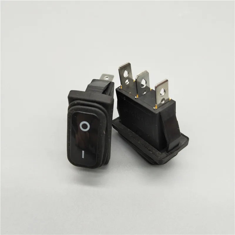 12V/220V LED Light KCD3 On Off Rectangle Long Rocker Switch Waterproof IP67 Cover Car Dash 3PIN/2Pin