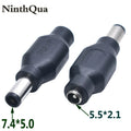 1 PCS For HP 5.5 X 2.1 mm Female to 7.4 X 5.0 mm Male DC Power Connector Adapter Converter 5.5*2.1 to 7.4*5.0 mm