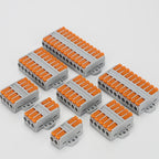 Wire Connector 2/3/4/5/6 Pin Universal Docking Fast Wiring Conductors Push-in Terminal Block Cable Splitter High Power Connector