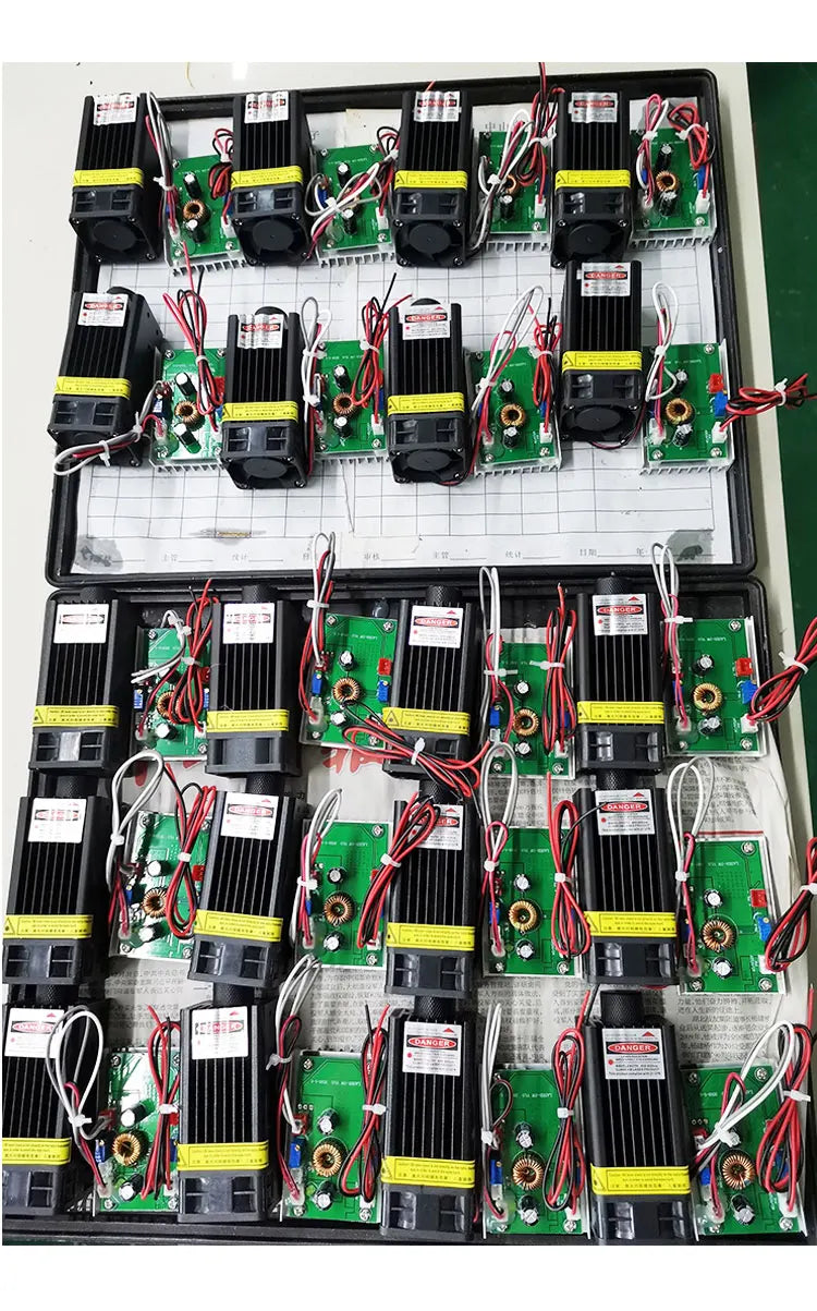 Lasers 520nm 1W Green Laser Module DC12V Focusable DIY OX Laser Head 1000mW Diode Laser for Stage Laser Bird Repellent  With TTL