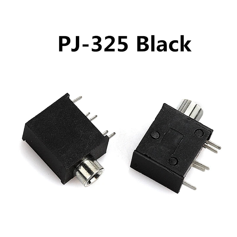 5PCS 3.5MM Headphone Jack Audio Video Female Dual Channel Stereo Jack Socket Stereo Solder Panel Mount PJ313 PJ320 PJ325 PJ326