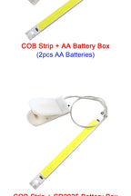 Dropshipping 120x10mm 3V 5V LED Bulb COB Strip Chip On Board  Warm Cold White Blue Red Green 5W LED Lights for COB Work Lamps